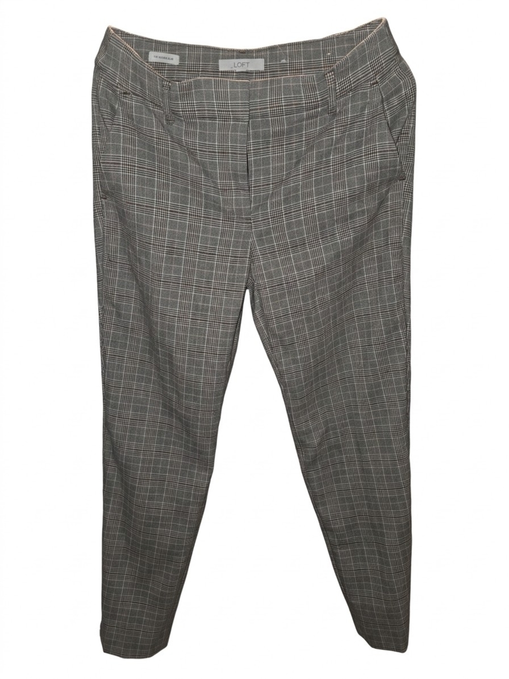 LOFT Gray Plaid Women's Dress Pants